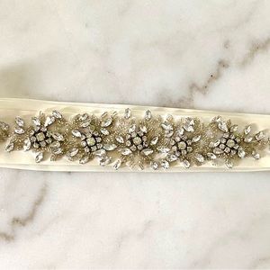 NWT Bridal Rhinestone Belt Sash